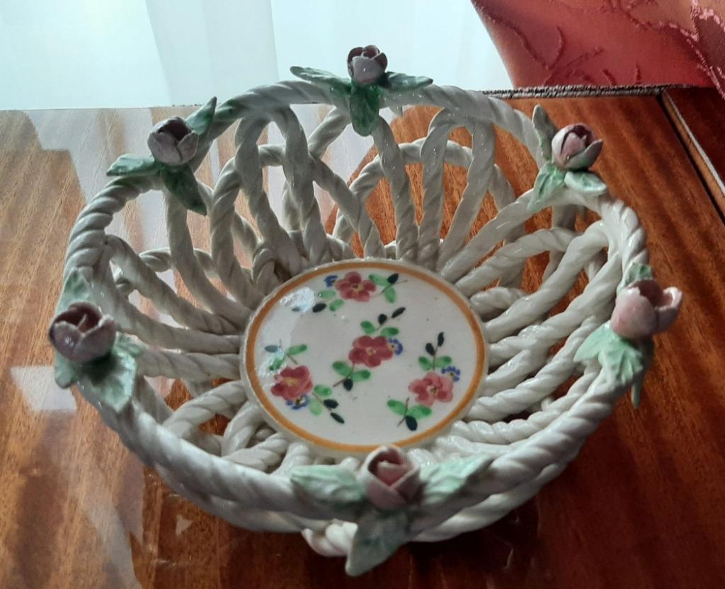 Spaanse porseleinen mand 1950 in perfecte staat, Ophalen of Verzenden