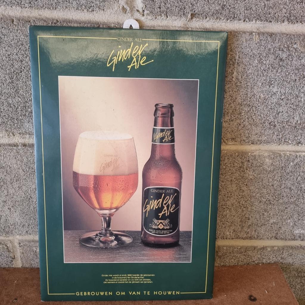 Publicité Ginder Ale (modèle 2), Ophalen of Verzenden, Gebruikt, Reclamebord, Plaat of Schild, Overige merken