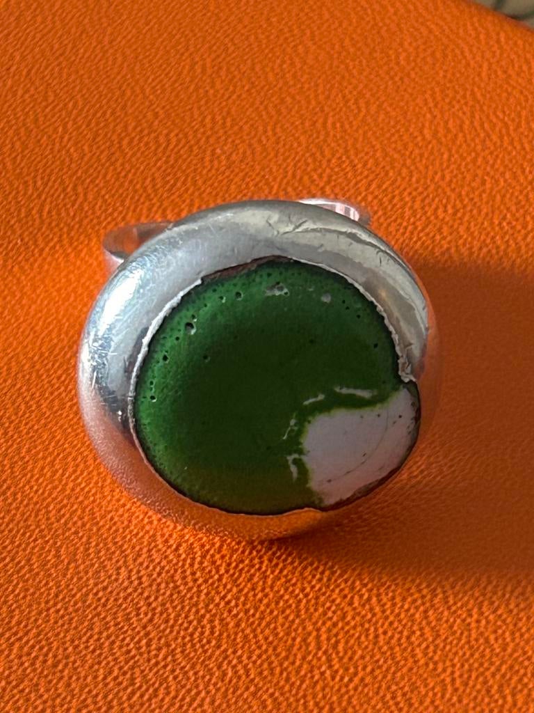 B+D denmark Buch Diechmann bague art brutaliste 80’, Enlèvement ou Envoi, Comme neuf