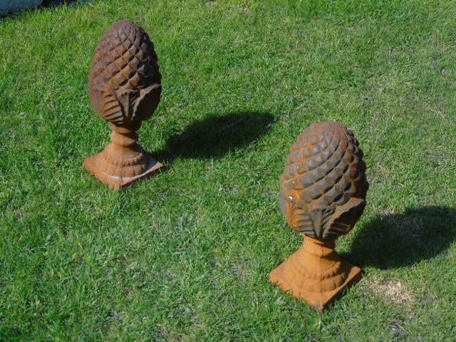 pomme de pin ou gland en fonte rouillé, Jardin & Terrasse, Enlèvement ou Envoi, Neuf