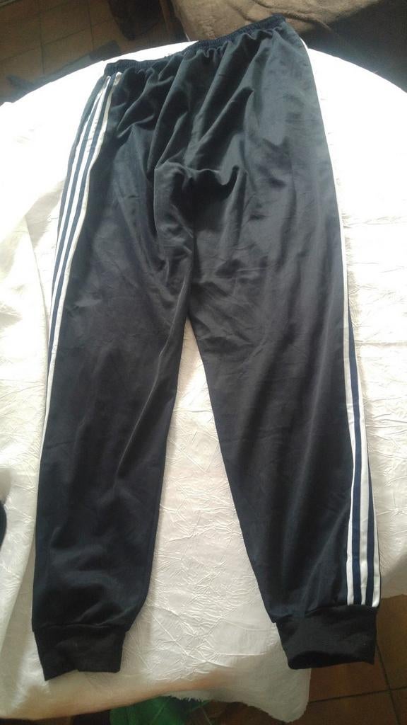 Vintage pantalons sport adidas noir L, Kleding | Heren, Sportkleding, Ophalen of Verzenden, Zo goed als nieuw, Zwart