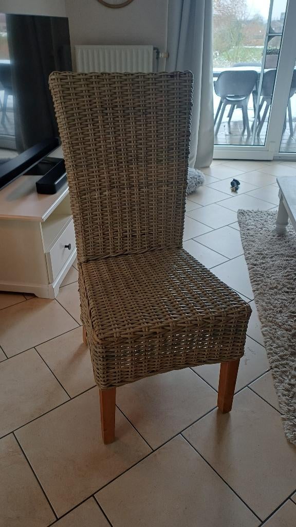 Chaises, Osier ou Rotin, Autres couleurs, Enlèvement, Cinq, Six Chaises ou plus