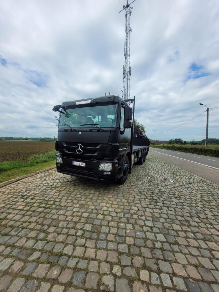 Mercedes-Benz 3236 8x4-4 ACTROS, Auto's, Automaat, Euro 5, USB, Zwart