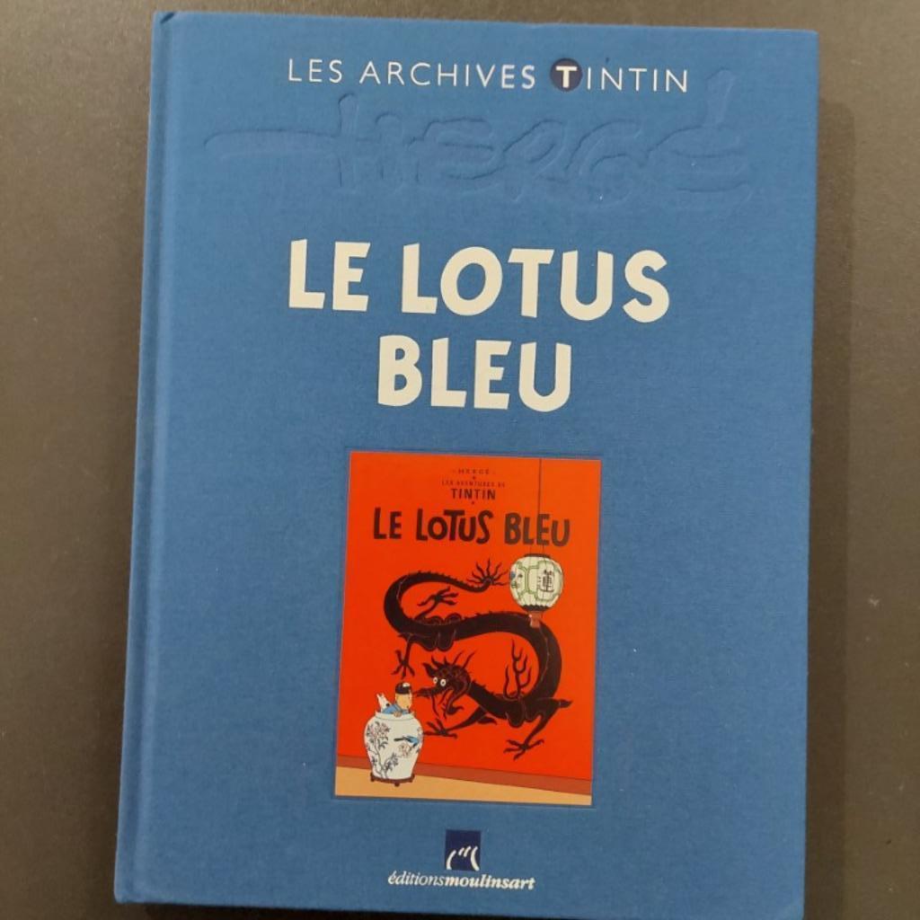 archives TINTIN - le lotus bleu + XL - 1è edition - herge, Enlèvement ou Envoi