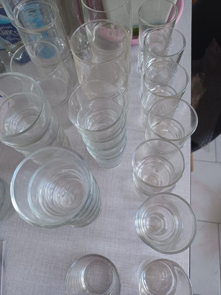 Lot de 44 verrines, Maison & Meubles, Enlèvement ou Envoi