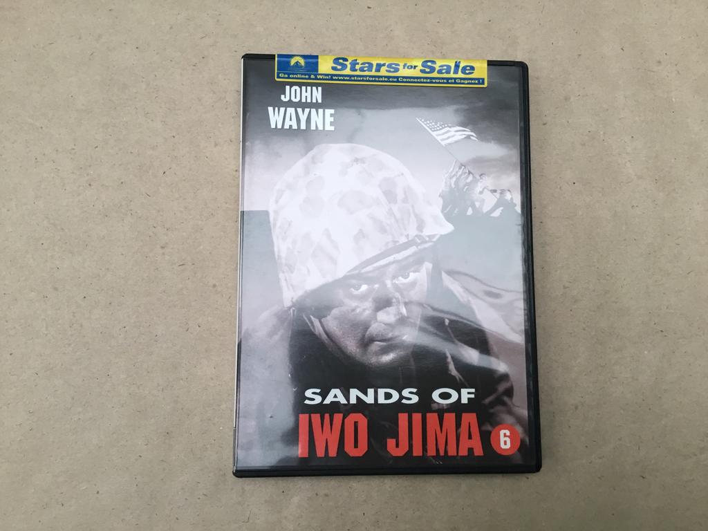Film DVD Les Sables d'Iwo Jima avec John Wayne, À partir de 6 ans, Enlèvement ou Envoi, Comme neuf, Drame