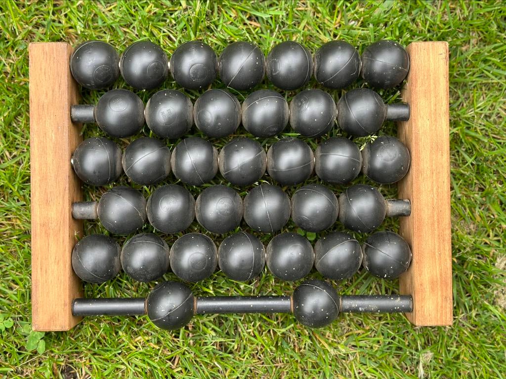 Houten voetmassage bollen, Ophalen of Verzenden