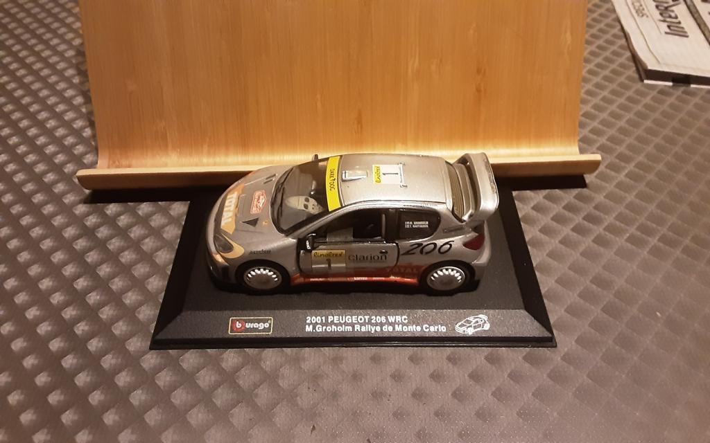 PEUGEOT 206 wrc miniatuur, Enlèvement ou Envoi, Comme neuf