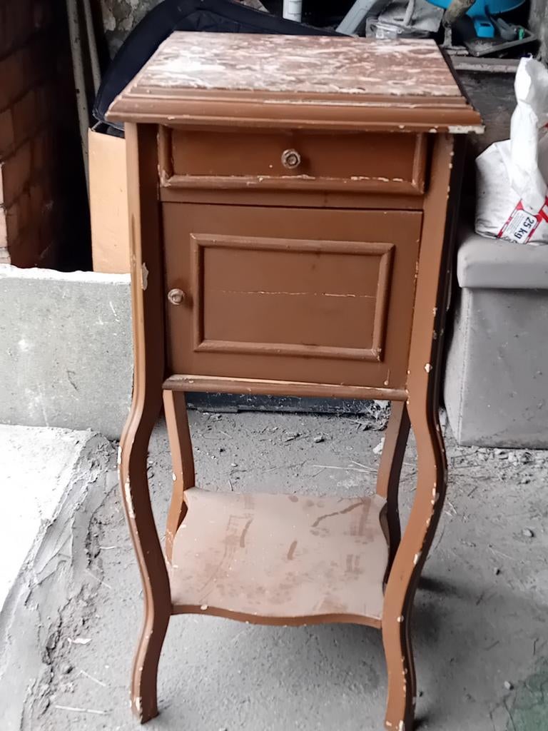 Table de chevet en bois et Marbre, Enlèvement