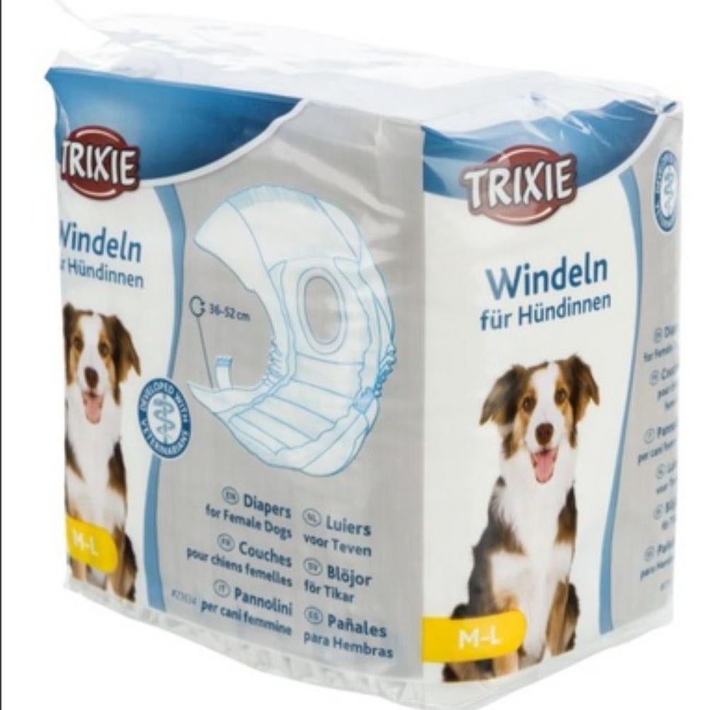 Trixie luiers voor teven, gebruikt voor een reu, Dieren en Toebehoren, Ophalen of Verzenden