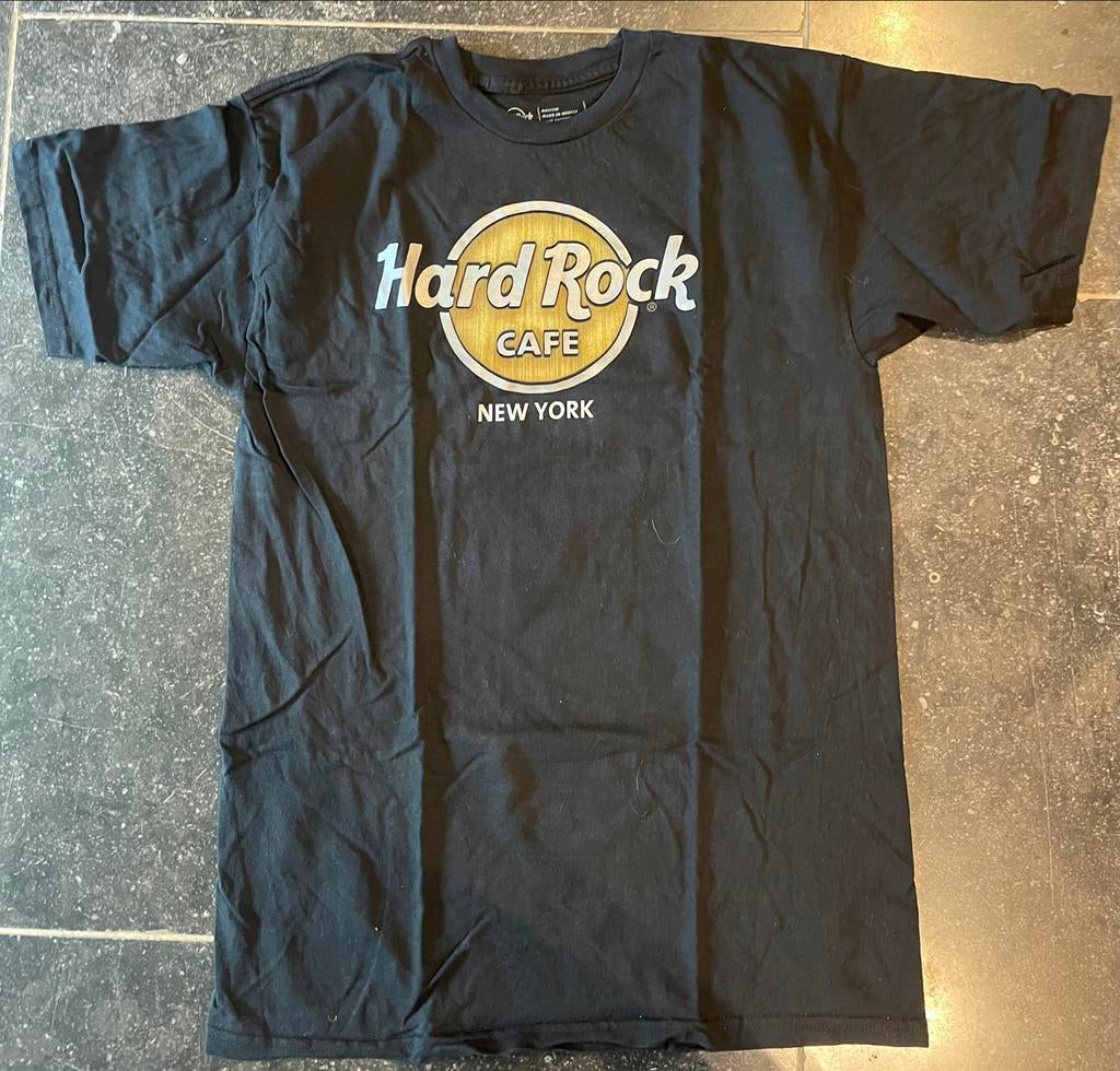 Origineel t-shirt zwart Hard Rock Cafe New York medium, Verzamelen, Muziek, Artiesten en Beroemdheden, Zo goed als nieuw, Kleding