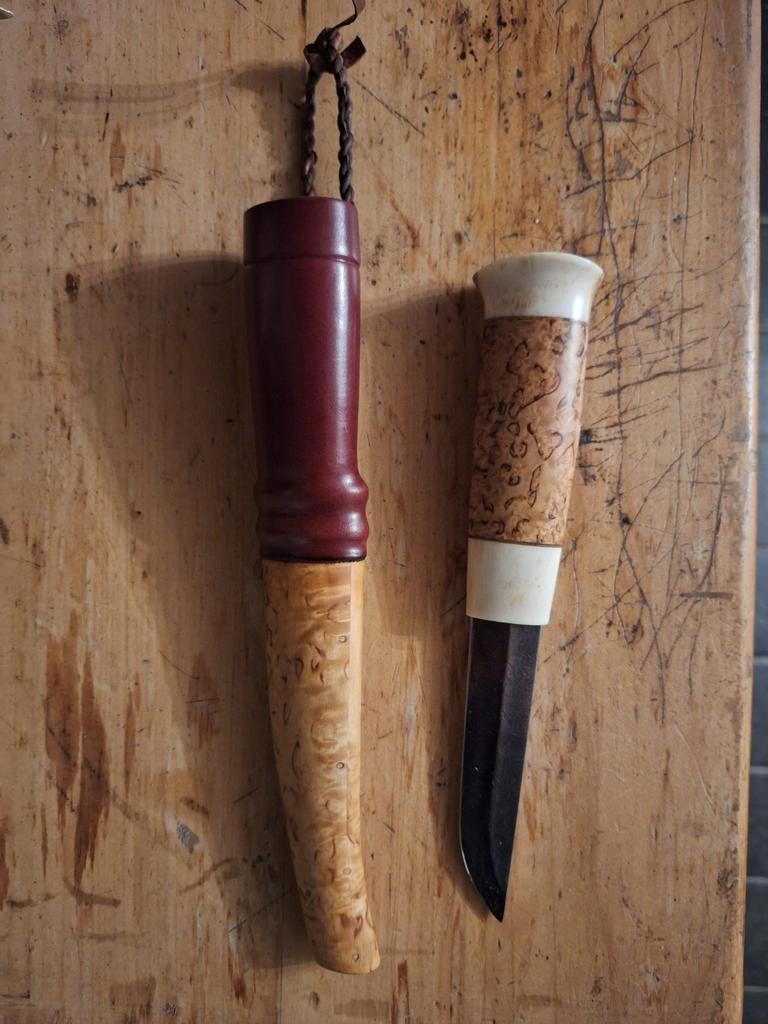 Finse Sapmi Samiland Lapland puukko mes, Verzenden