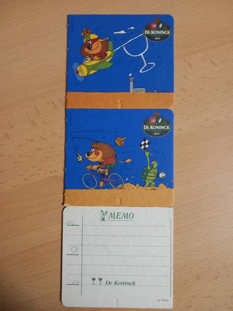 Sous-bocks De Koninck, Memo, Enlèvement ou Envoi, Comme neuf, De Koninck