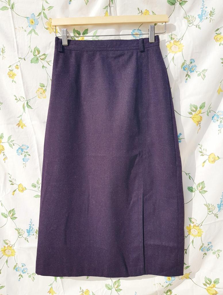Jupe longue🌻  vintage  violette en laine 🌻( Belgique), Vêtements | Femmes, Jupes, Taille 36 (S), Comme neuf, Vintage, Violet