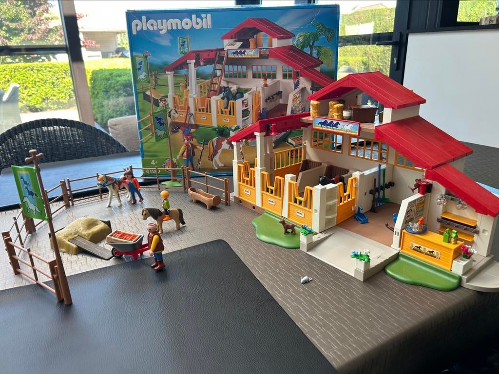 École d'équitation Playmobil, Enfants & Bébés, Jouets | Playmobil, Enlèvement, Utilisé, Ensemble complet