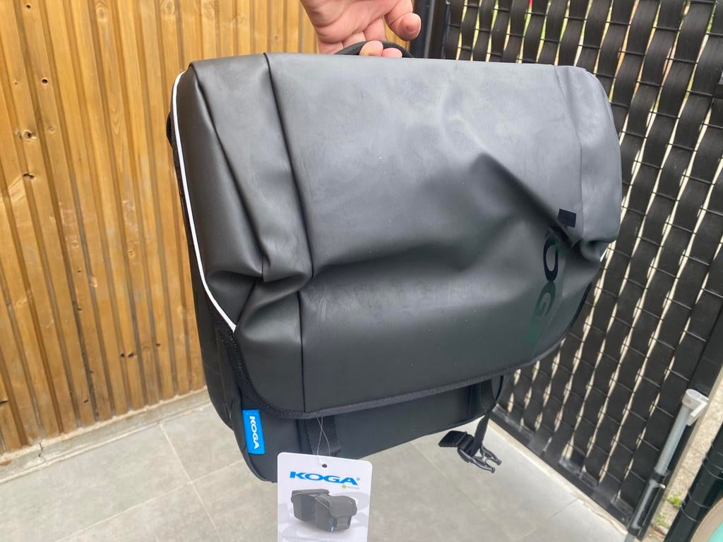 Nieuwe fietstas KOGA ALLROUND DUBBEL RACKTIME ZWART, Fietsen en Brommers, Ophalen, Nieuw