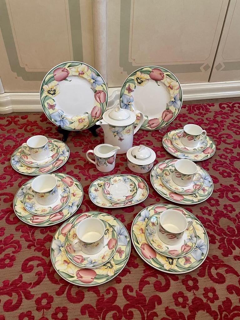 Service complet Villeroy Boch Canari porcelaine Germany, Antiquités & Art