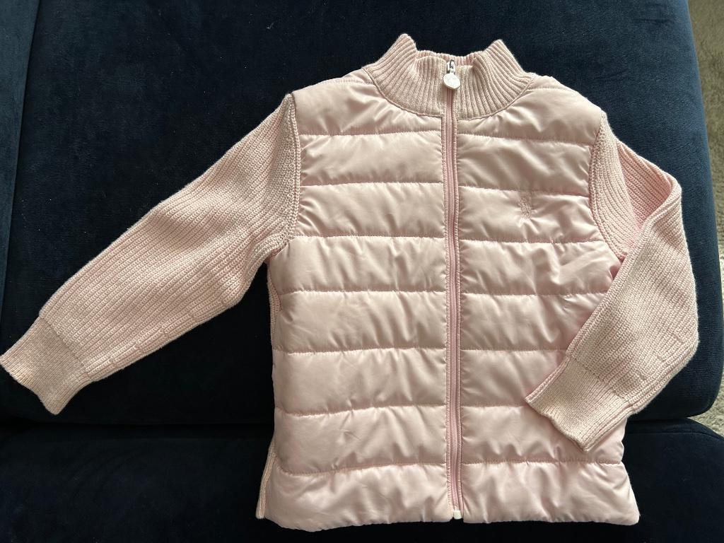 Blouson Ralph Lauren rose taille 3 ans - comme neuf!, Ophalen, Zo goed als nieuw, Ralph Lauren, Meisje