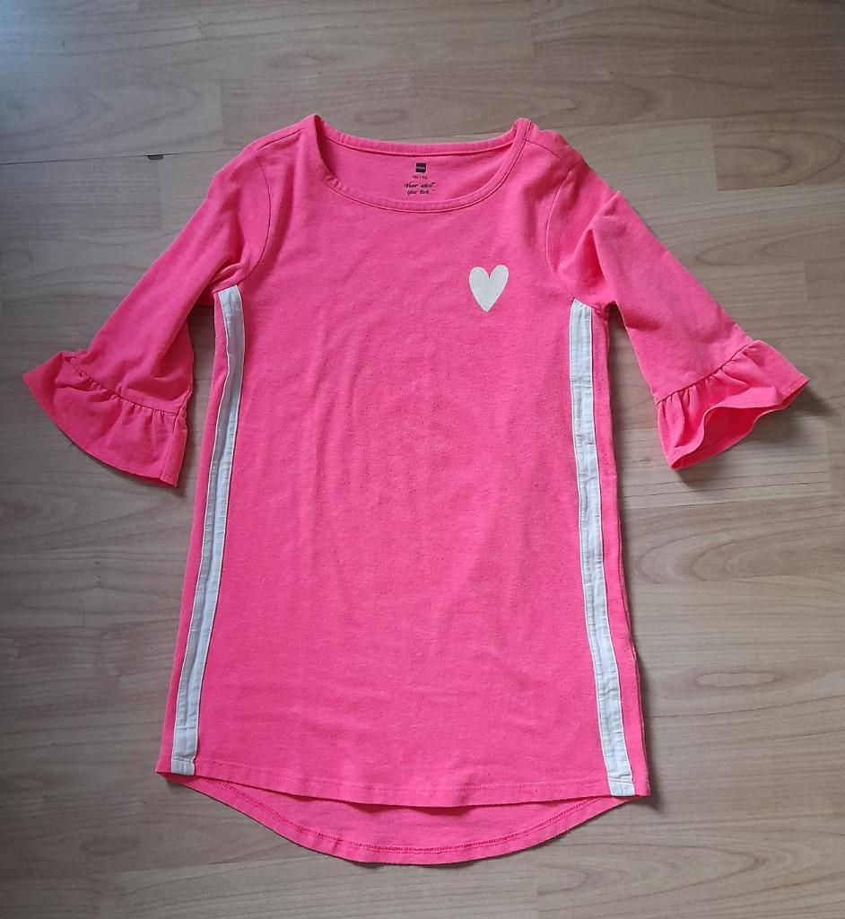 Felroze zomerjurk - maat 110/116, Kinderen en Baby's, Kinderkleding | Maat 110, Meisje, Ophalen of Verzenden, Zo goed als nieuw