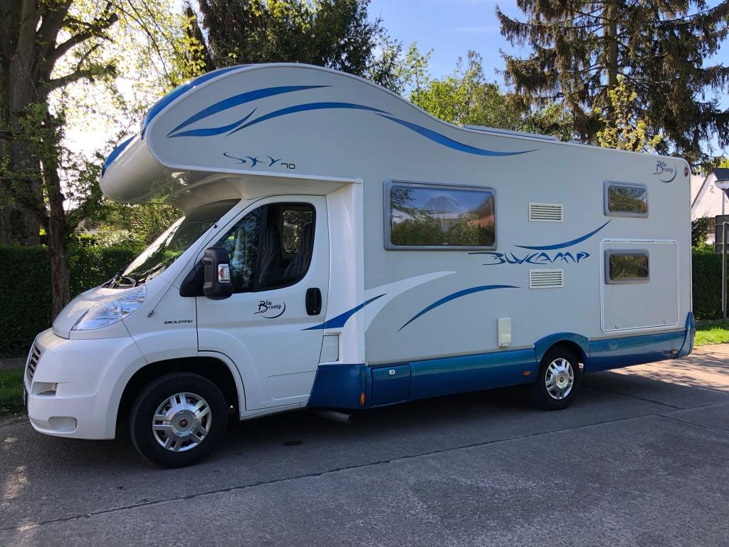 Rimor blucamp Motorhome, Siège de train, Toilette à cassette, Boîte manuelle, Jusqu'à 6