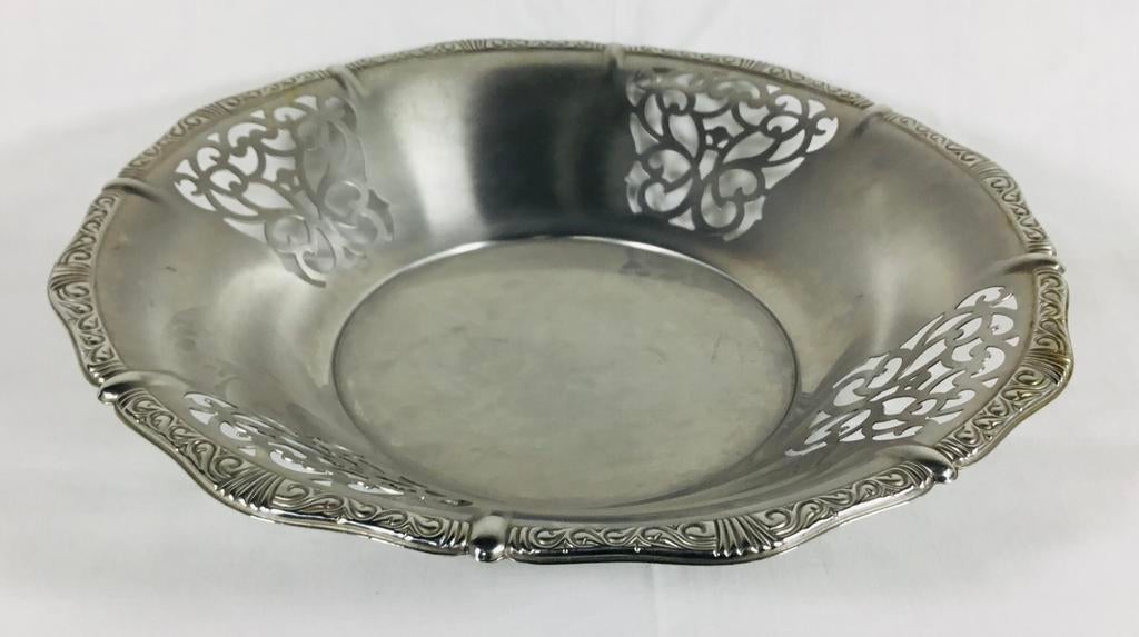 Alessi Alfra Alessi Vintage design schaal fruitschaal 1950’s, Huis en Inrichting, Overige materialen, Gebruikt, Schaal, Rond