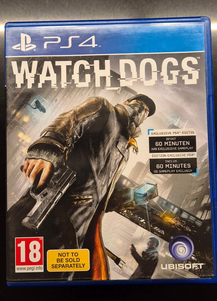 Watch dogs ps4, Gebruikt, Vanaf 18 jaar, Overige genres, 1 speler