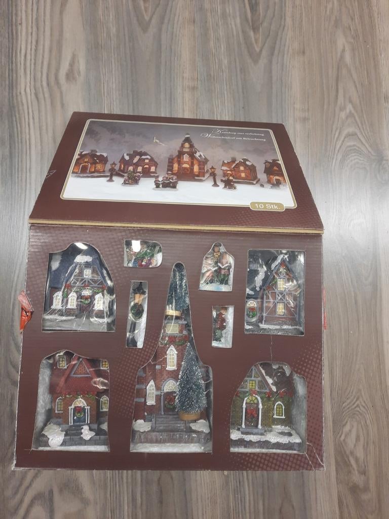 Décoration de Noël, village de Noël + 1 gratuit, Enlèvement ou Envoi