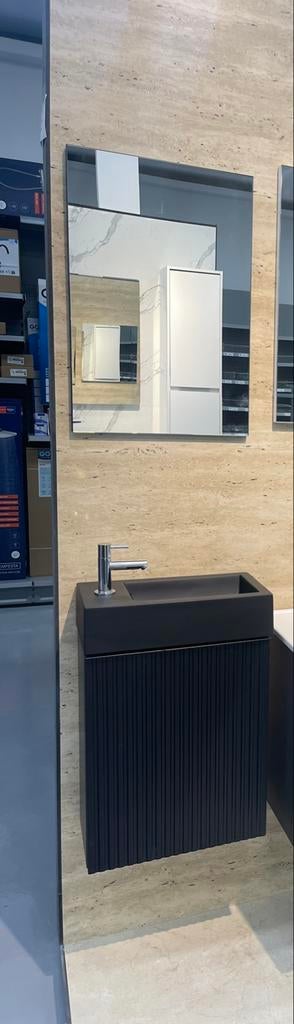 ‼️ Meuble wc Lave main sous plan + Miroire en super PROMOS, Neuf