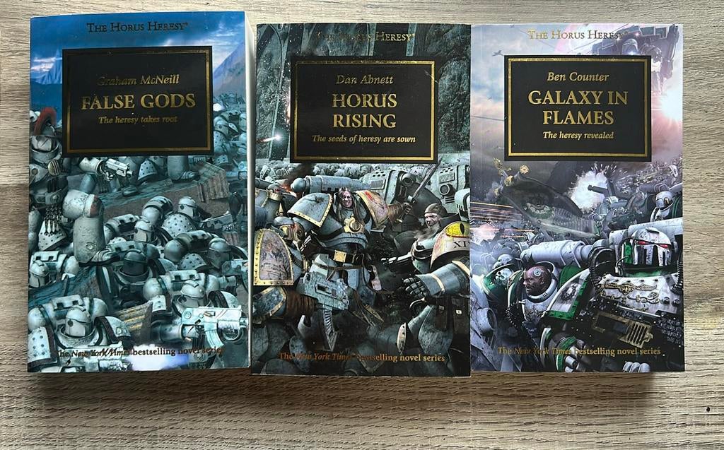 3 Warhammer-boeken „The Horus Heresy”, Hobby en Vrije tijd, Elektronica-componenten, Ophalen of Verzenden, Nieuw