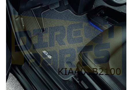 Kia EV6 Mattenset (4x) velours tekst "EV6" Origineel! CV143A, Kia, -, Verzenden, -