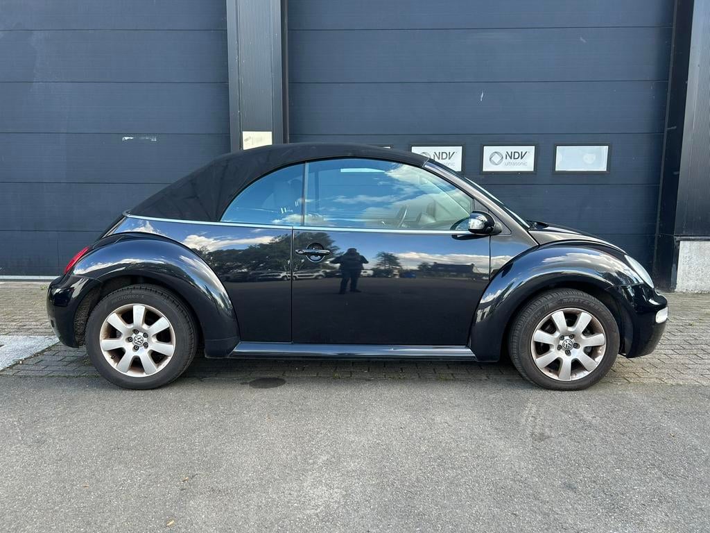 Volkswagen Beetle 1.9 TDI Cabrio 1ste eigenaar, Auto's, Stof, Cabriolet, Zwart, Bedrijf