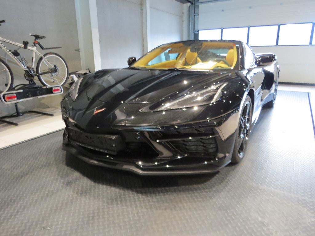 Chevrolet C8 Stingray 3LT 6.2 V8 coupé, Auto's, Chevrolet, Automaat, Achterwielaandrijving, USB, Zwart