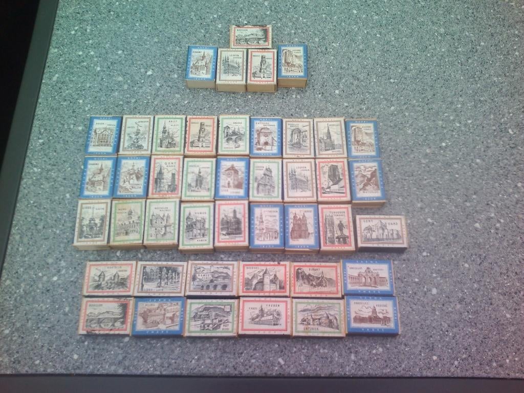 Luciferdoosjes:Belgische steden., Ophalen of Verzenden, Nieuw, Luciferdoosjes of -merken