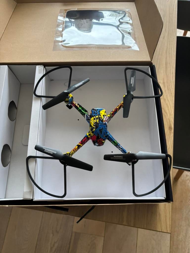 Drone, Hobby en Vrije tijd, Modelbouw | Radiografisch | Helikopters en Quadcopters, Quadcopter of Multicopter, Zo goed als nieuw