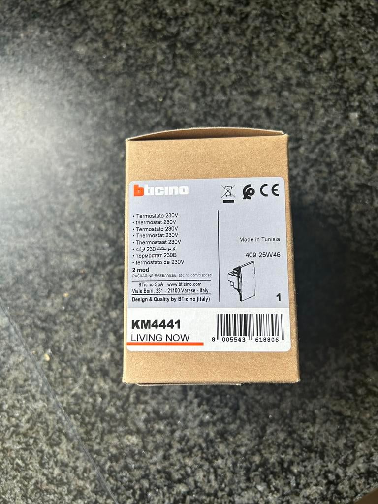 Thermostaten BTicino, Doe-het-zelf en Bouw, Ophalen, Nieuw