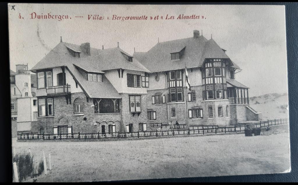 Knokke DUINBERGEN les VILLAS 1908, Collections, Enlèvement ou Envoi