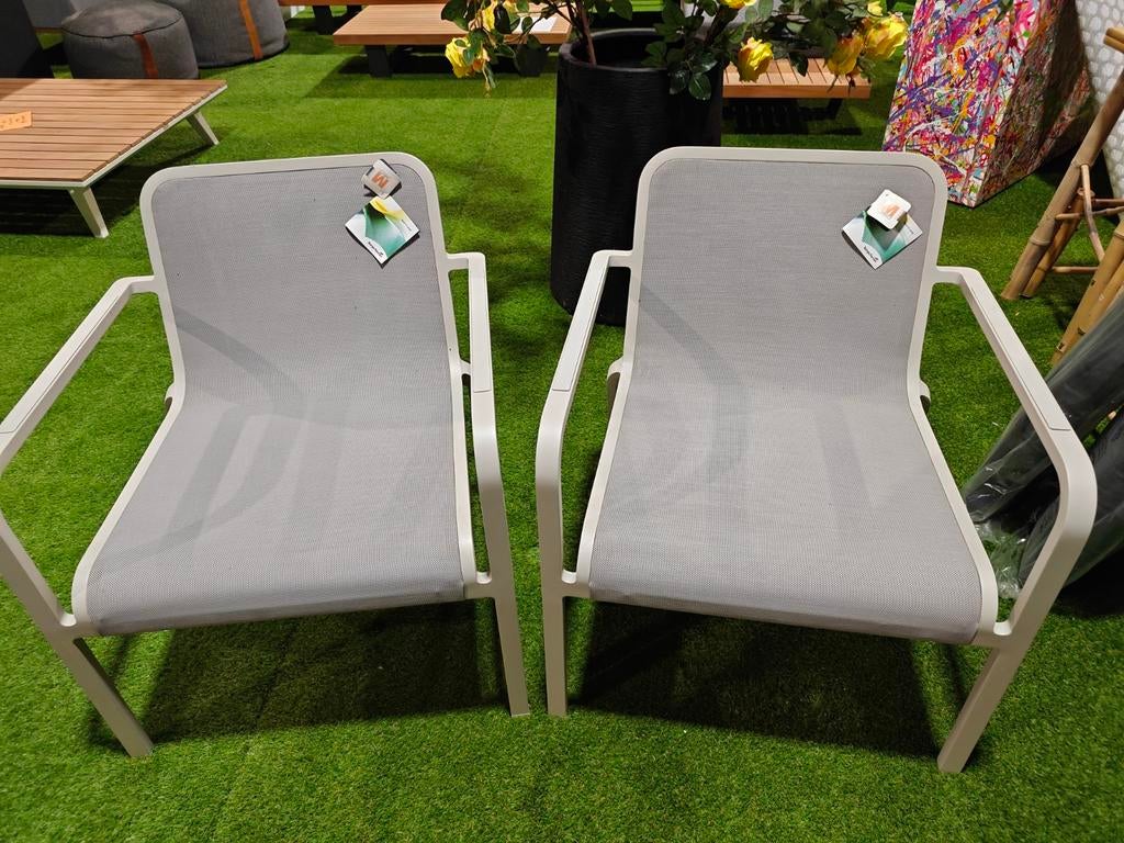 Manutti nieuw 2 relax zeteltjes, Tuin en Terras, Ophalen, Textileen