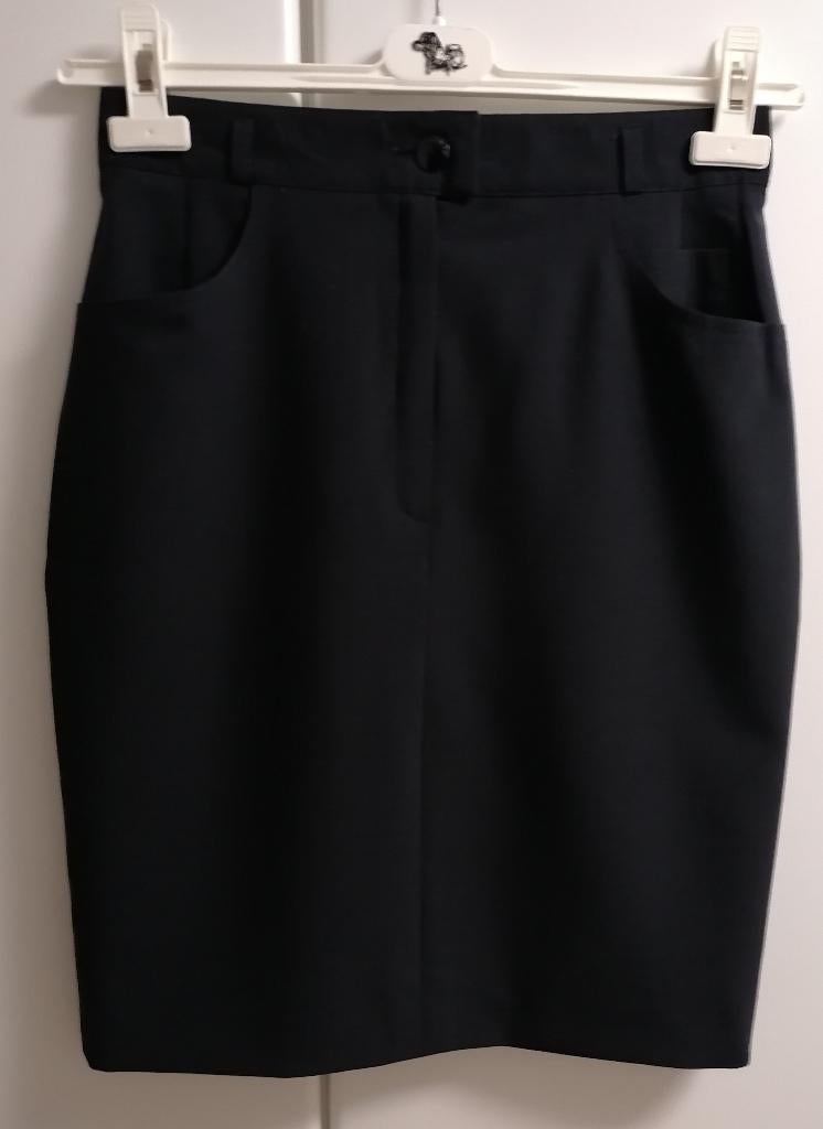 Donkerblauwe smalle rok met split van Bardehle, 38, Kleding | Dames, Rokken, Ophalen of Verzenden, Zo goed als nieuw