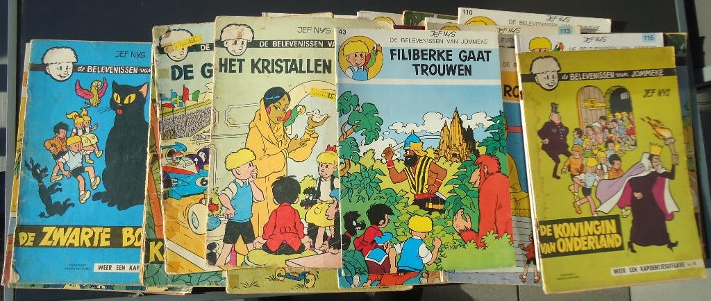 40 oude en nieuwe Jommeke’s strips, Ophalen of Verzenden, Gelezen, Jef Nijs