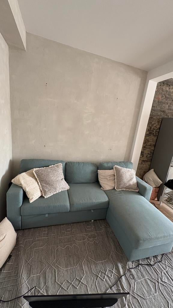 Ikea zetel Barslov, Huis en Inrichting, Ophalen, Gebruikt, Leer, /