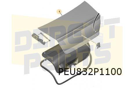 Peugeot 407 Sedan achterklep (te spuiten) (4/04-4/11) Origin, Neuf, Arrière, -, Haillon arrière