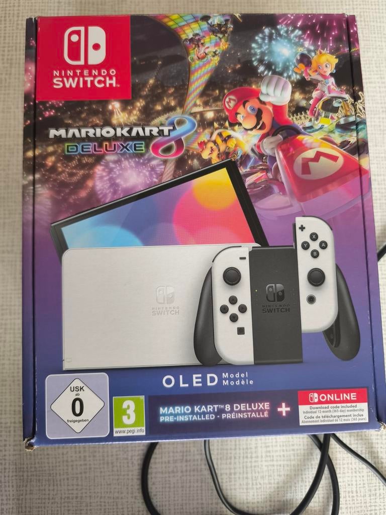 Nintendo Switch OLED avec accessoires, Enlèvement ou Envoi, Switch OLED