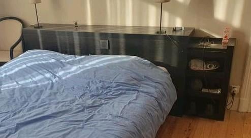 IKEA MALM uitschuifbaar hoofdbord voor 2 persoonsbed, Huis en Inrichting, Slaapkamer | Bedden