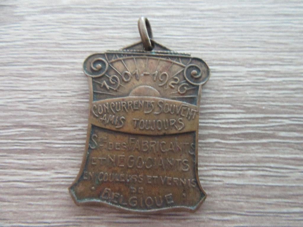antieke hanger medaille 1901-192 concurant souvant, Enlèvement, Pendentif