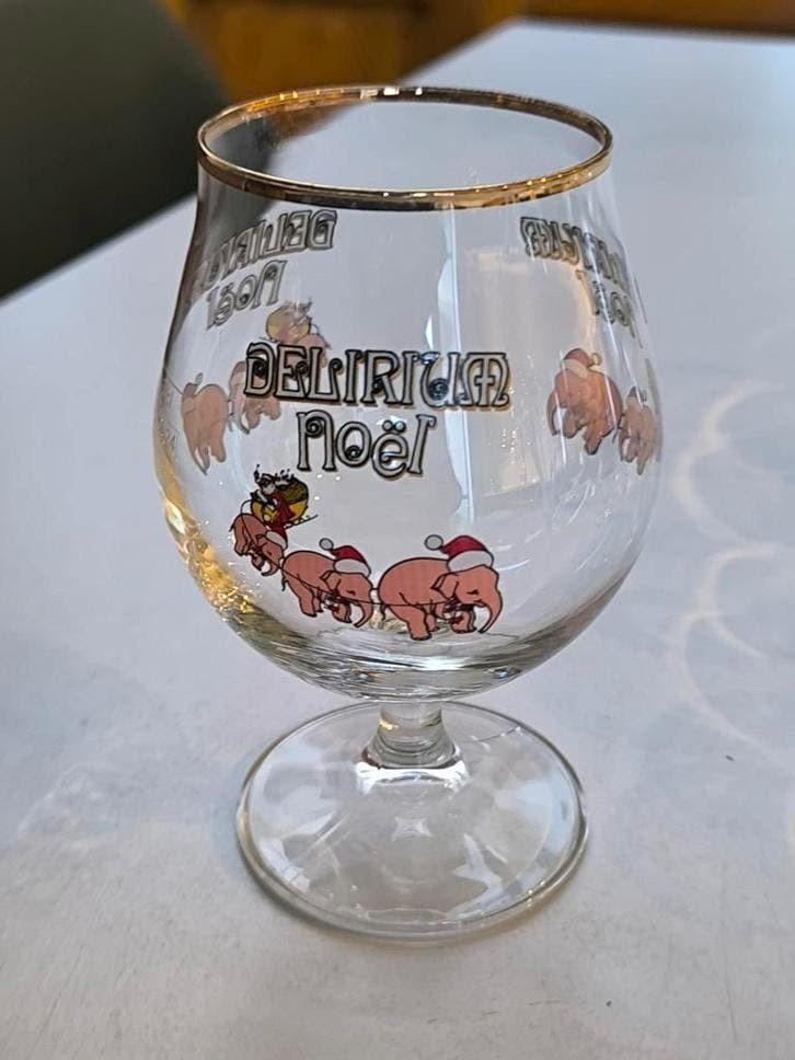 Bierglas Delirium Noël, Verzamelen, Ophalen of Verzenden, Bierglas