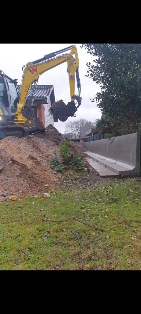 Graafwerk tuin omheining afbraakwerken, Tuin en Terras, Zand, Ophalen
