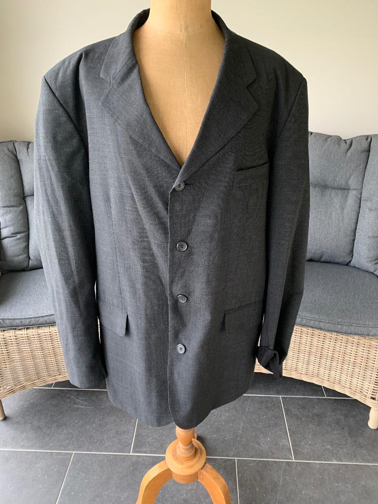 Donkergrijze heren blazer maat 54, Ophalen of Verzenden, Zo goed als nieuw, Maat 52/54 (L)