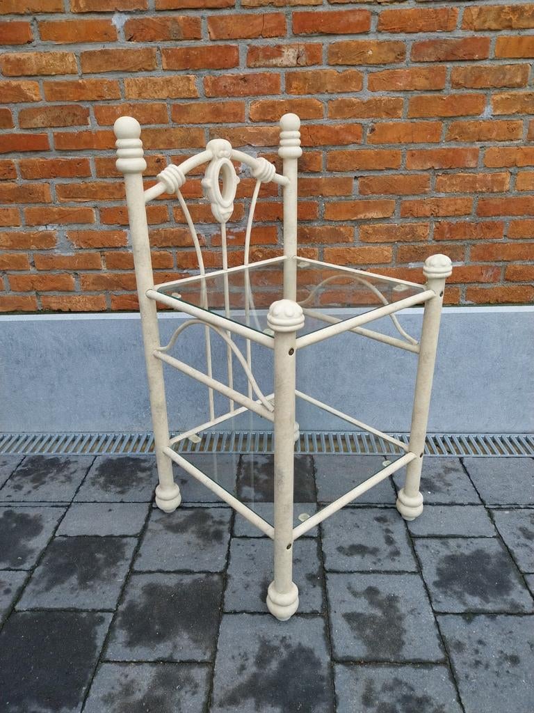 Decoratie stoel, Huis en Inrichting, Stoelen, Ophalen, Zo goed als nieuw, Metaal, Retro