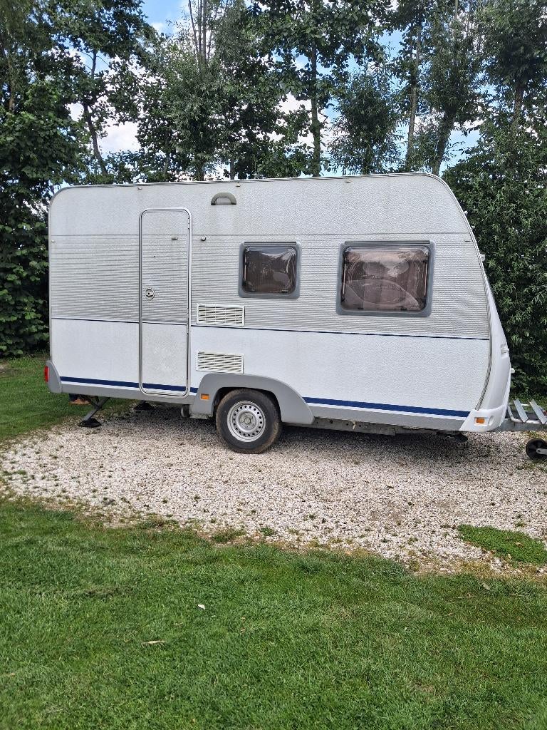 Caravane Dethleffs 390TK avec auvent, Caravanes & Camping, Caravanes, Jusqu'à 4, Roue de secours, 5 à 6 mètres, 750 - 1000 kg