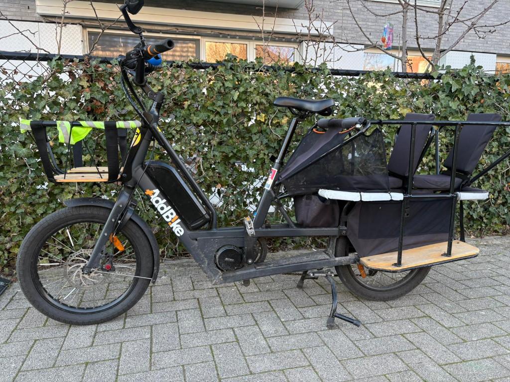 Velo électrique longtail, Vélos & Vélomoteurs, Enlèvement, Utilisé, 30 à 50 km par batterie, Autres marques